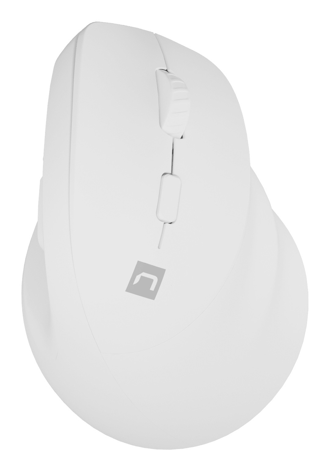 Bezdrôtová Bluetooth myš Natec Crake 2, rádiová, batéria, biela